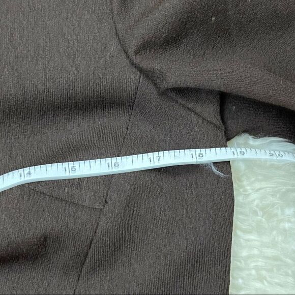 60’s/ 70’s Brown and Gold Tunic and Pants Suit Ornate Gold Trim S/M - Picture 10 of 14